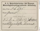 Etiketten zu Granat (NHMW-MIN-Ah275)